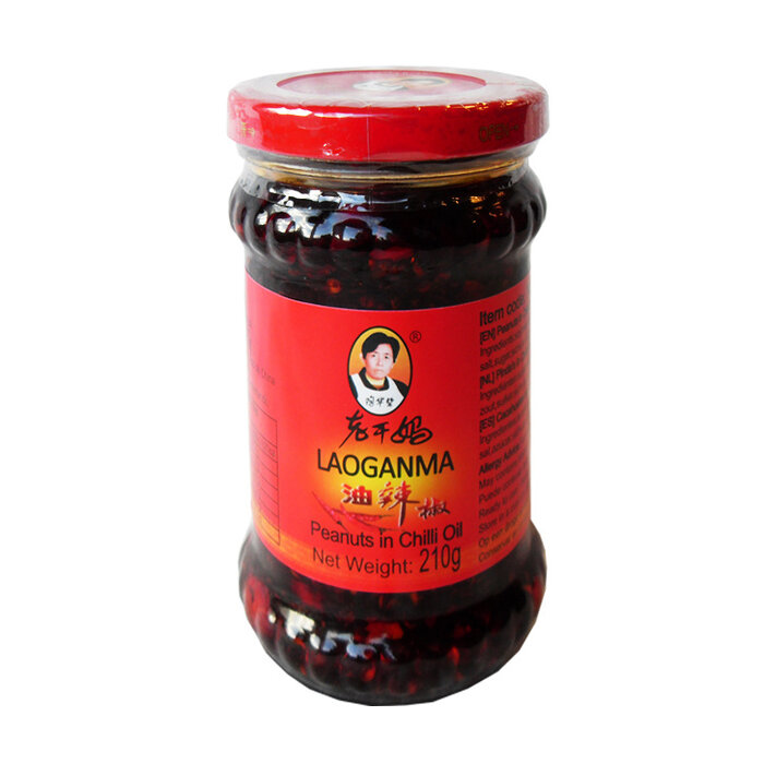 Peanuts in Chilli Oil 210gr Laoganma Best before 27-10-2025
