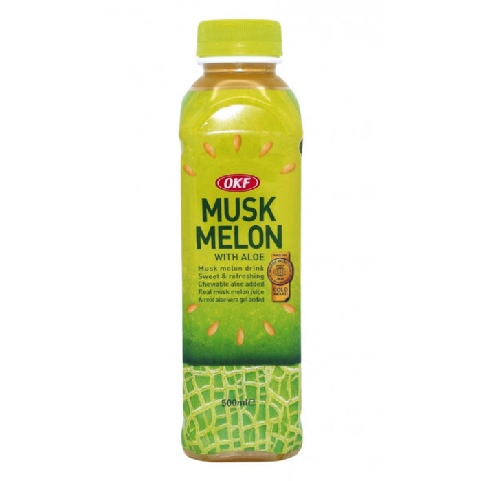 OKF Aloe Vera Drink Musk Melon 500ml