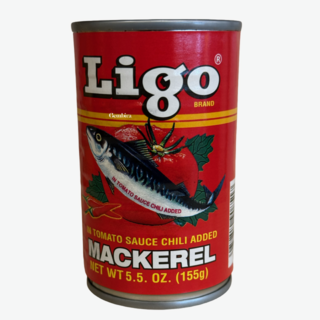 in Tomatato Sauce Chili Mackerel 5.5 oz - 155g LIGO - red pack