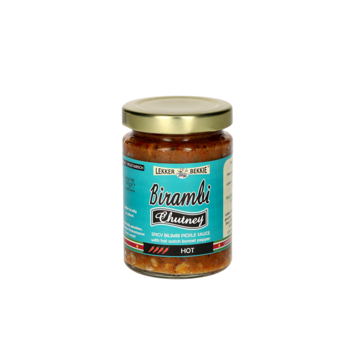 Birambi Chutney 145g Lekker Bekkie - small jar