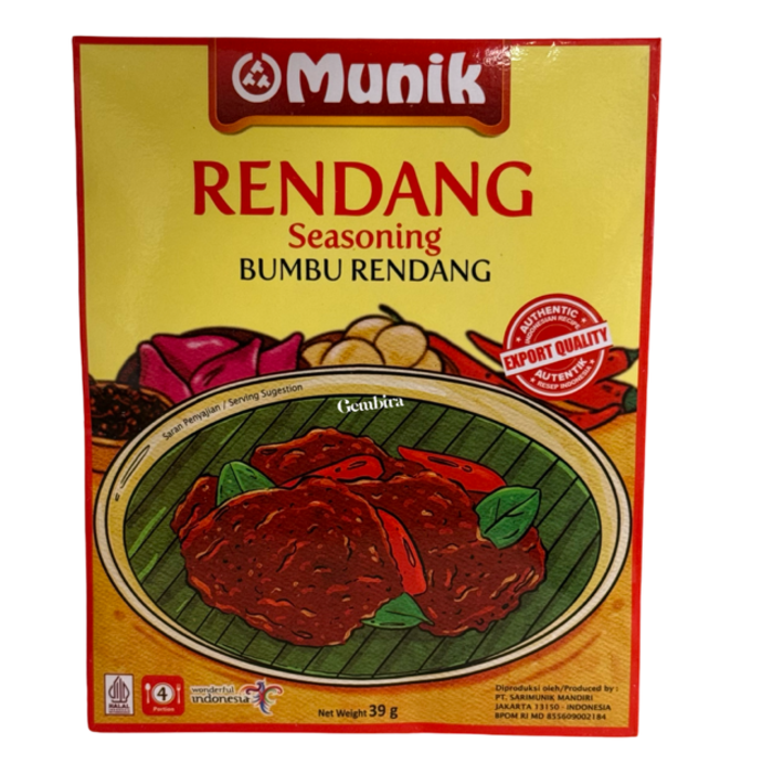 Rendang Bumbu 39g Munik - sachet