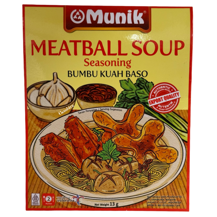Meatball Soup Bumbu Kuah Baso 13g Munik