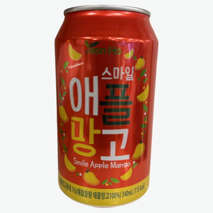 Apple Mango Soda Drink 340ml Korean Smile Yon Ho