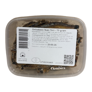 Gebakken Ikan Teri 70g Mutiara