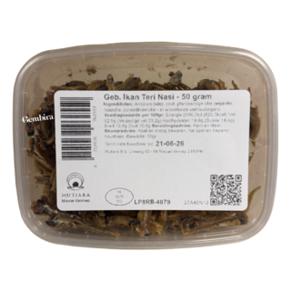 Fried Ikan Teri NASI 50g Mutiara