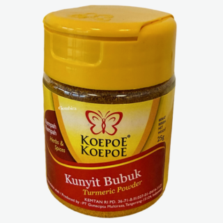 Kunyit Bubuk Turmeric Powder 25g Koepoe Koepoe
