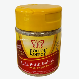 Lada Putih Bubuk White Pepper Powder 38g Koepoe Koepoe