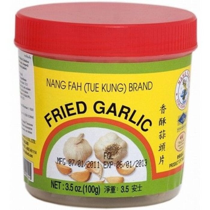 Fried Garlic 3.5 oz - 100g Nang Fah