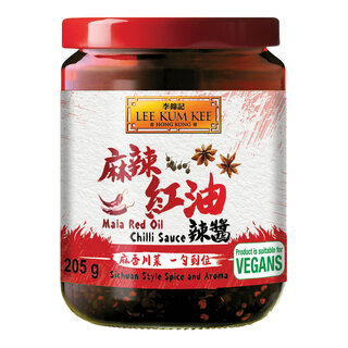 Mala Red Oil Chilli Sauce 205g Lee Kum Kee