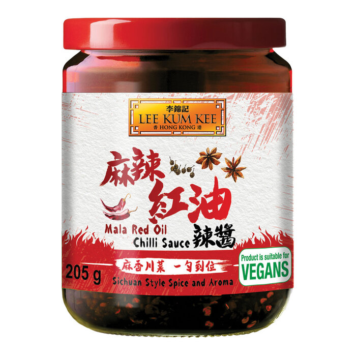 Mala Red Oil Chilli Sauce 205g Lee Kum Kee