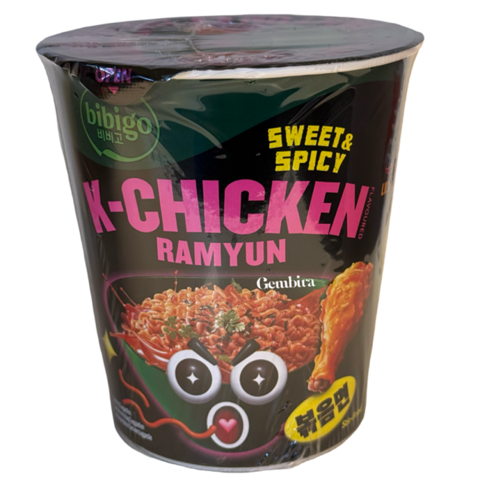 Bibigo K-Chicken Ramyun Cup 98g Sweet & Spicy