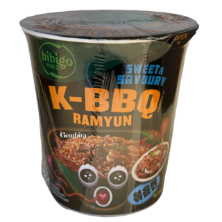 Bibigo K-BBQ Ramyun Cup 98g Sweet & Savoury