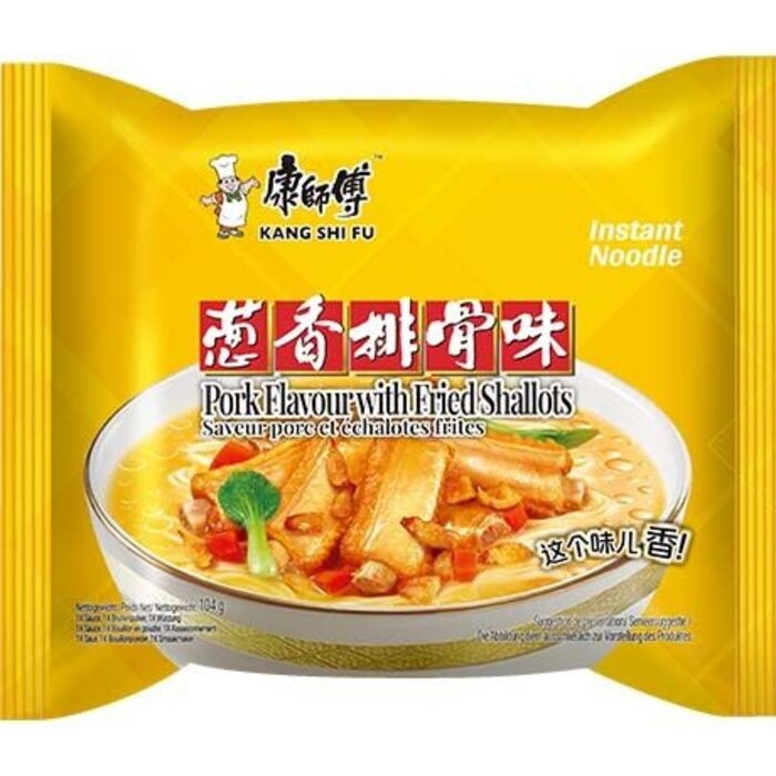 Noodle Pork w. Fried Shallots  5-pack Kang Shi Fu 520g (104g x5)