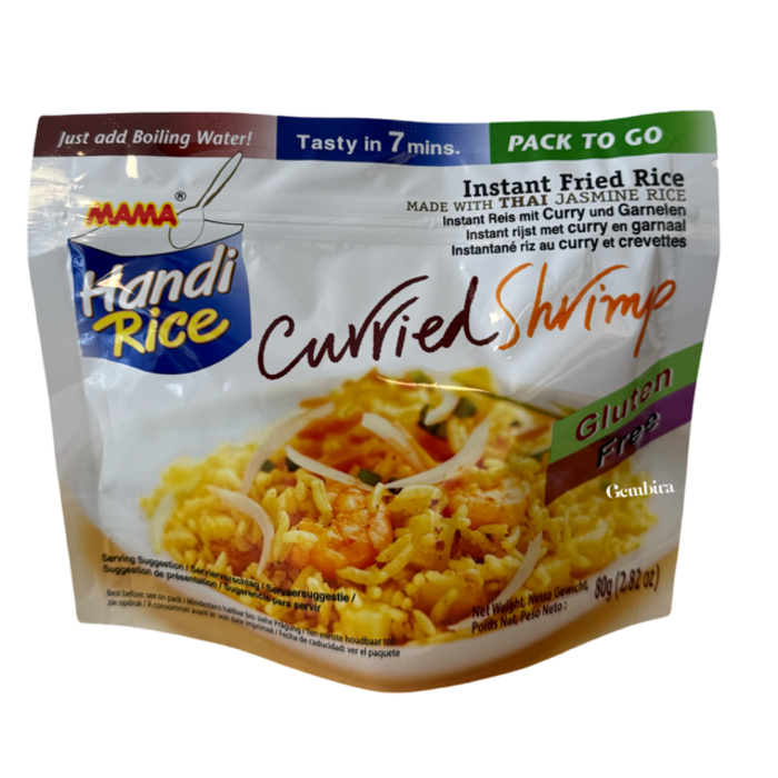 Instant Fried Rice CURRIED Shrimp 80g Mama