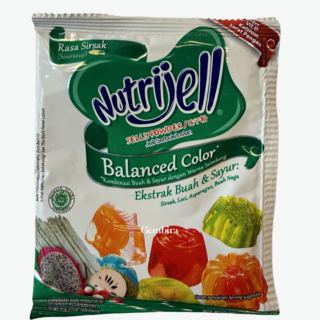 nutrijell jelly powder Rasa Sirsak 15g Balanced Color