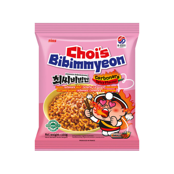 Carbonara Ins. Noodles 131g Choi's Bibimmyeon
