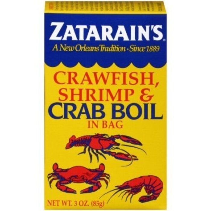 Zatarain's crawfish shrimp & Crab Boil in bag 3 oz - 85g