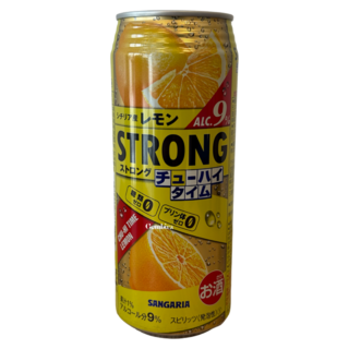 Chu-Hi Time Lemon Strong Zero Alc. 9.0% Sangaria