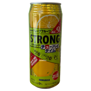 Chu-Hi Time Grapefruit Strong Zero Alc. 9.0% Sangaria