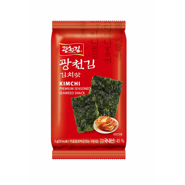 kwangcheon kimchi seaweed 8pkts x5g (40g) premium