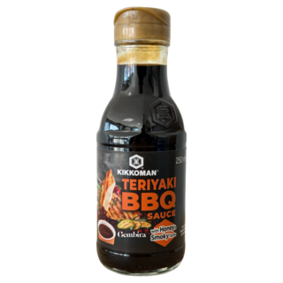 kikkoman teriyaki bbq sauce honey smoky 250ml