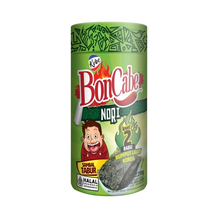 boncabe Nori level 2 - 45g Rumput laut Korea - green label