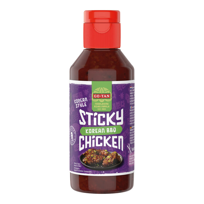 Go-tan Sticky Chicken Korean Bbq 220ml