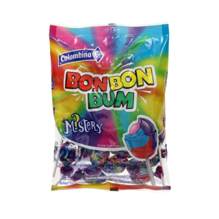 Bon Bon Bum Mistery Bubble Gum Pops 400g Colombina