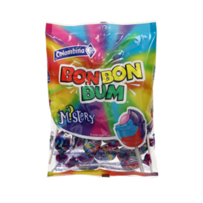 Bon Bon Bum Mystery Bubble Gum Pops 400g Colombina