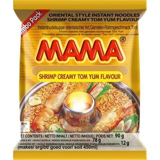 MAMA Mama Shrimp Creamy Tom Yum 90g Jumbo pack