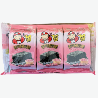 Seasoned Laver Himalayan Pink Salt 4g x 3 packets (12g) Tao kae Noi