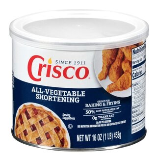 Crisco All-vegetable shortening 454gr / 16oz