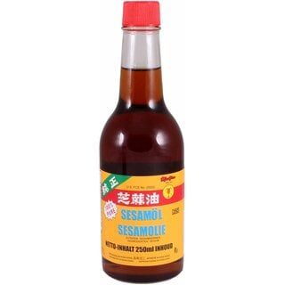 100% Pure Sesame Oil 250ml Mee Chun - orange label
