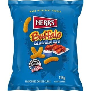 Herrs Buffalo Blue Cheese Curls 113g