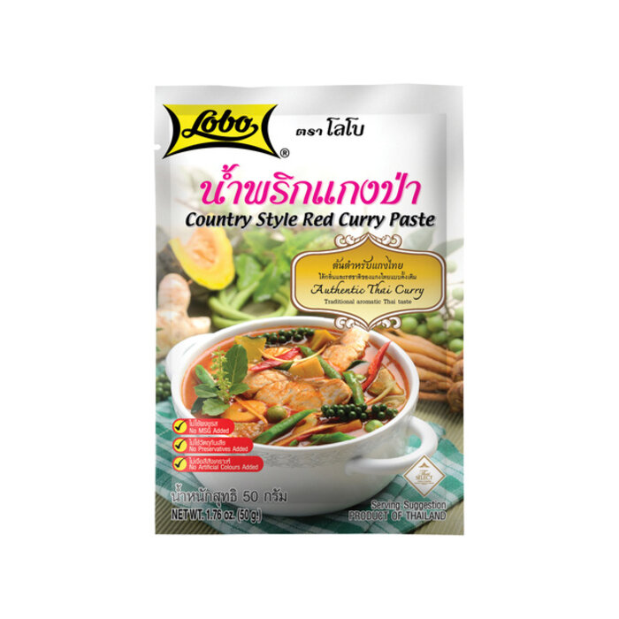 Country Style Red Curry Paste 50g Lobo