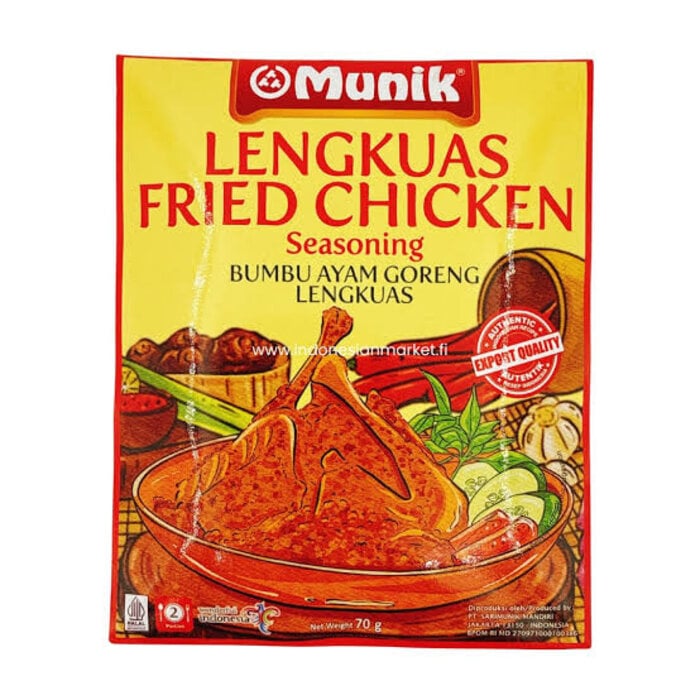 Lengkuas Fried Chicken Bumbu 70g Munik
