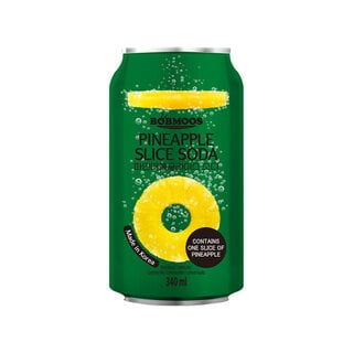 Pineapple Slice Soda 340ml BOBMOOS