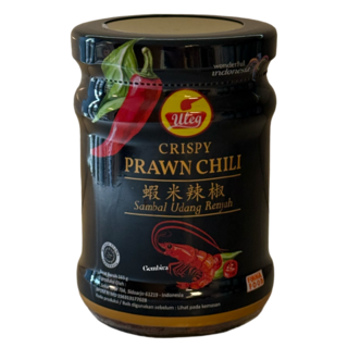 outlet: Crispy Prawn Chilli 165g Uleg - Sambal Udang Renyah THT 22-11-2026