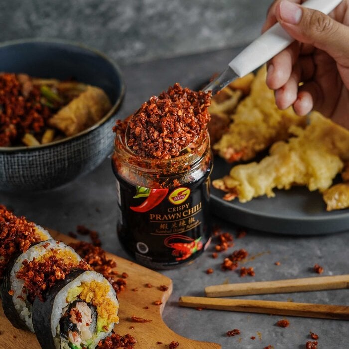 outlet: Crispy Prawn Chilli 165g Uleg - Sambal Udang Renyah THT 22-11-2026