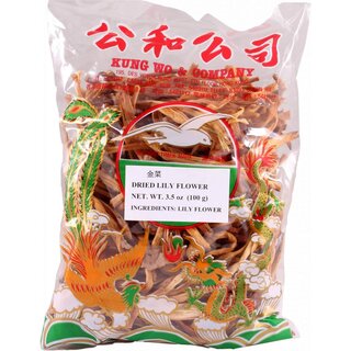 Tjiem tjiem - Dried Lily Flower 100g Kung Wo