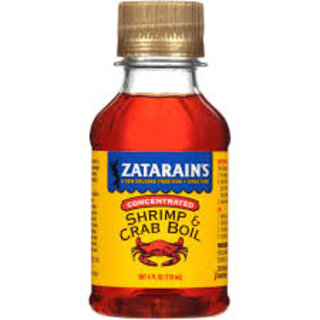 Zatarain's Concentrated shrimp & Crab Boil 4 fl oz - 118ml Liquid