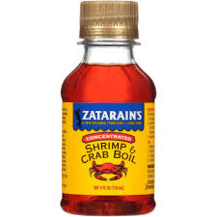 Zatarain's Concentrated shrimp & Crab Boil 4 fl oz - 118ml Liquid