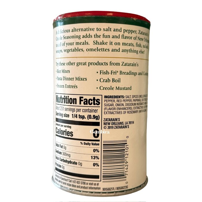 Zatarain's Creole Seasoning 8 oz - 226g