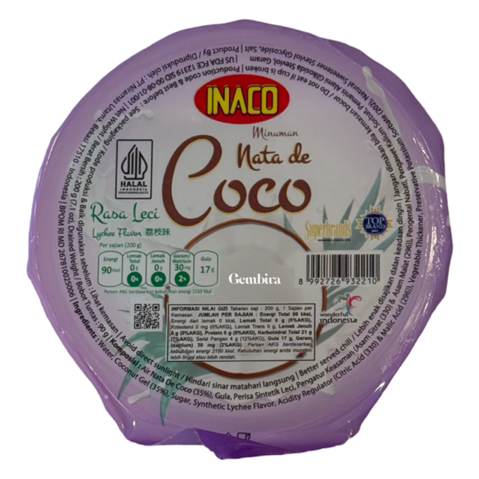 Lychee Inaco Nata de Coco 200g