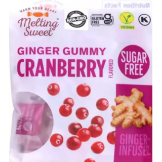 Ginger Gummy Cranberry 72g Melting Sweet