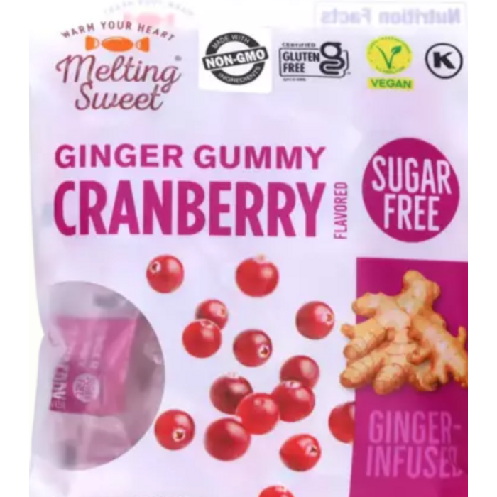 Ginger Gummy Cranberry 72g Melting Sweet