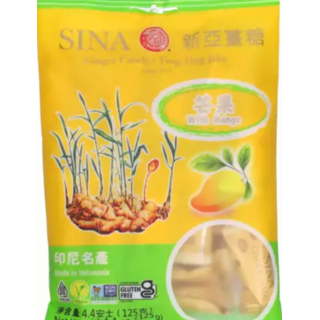 Ginger Candy Ting Ting Jahe Mango 125g SINA