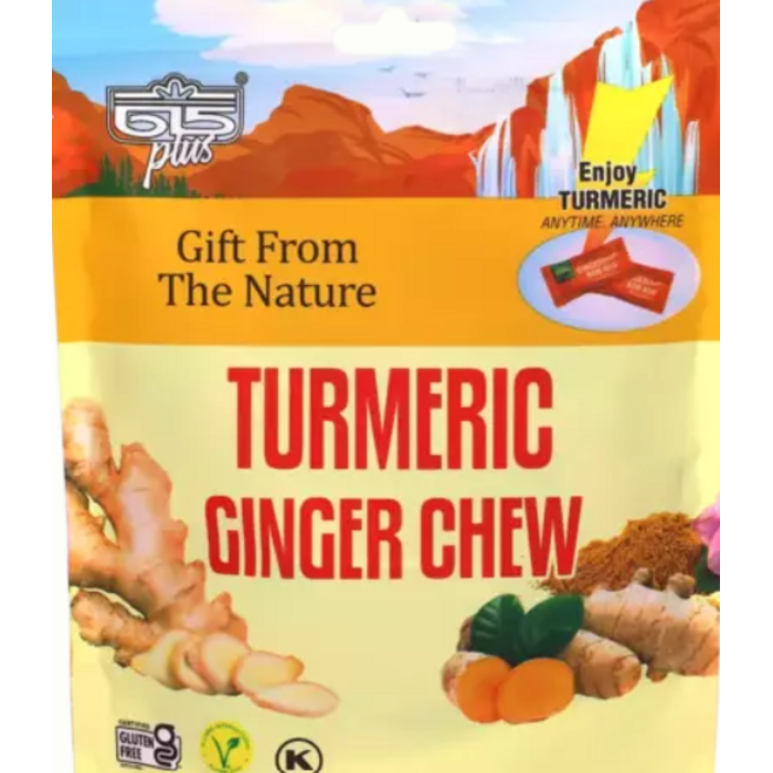 Tumeric Ginger Chew 80g 615plus