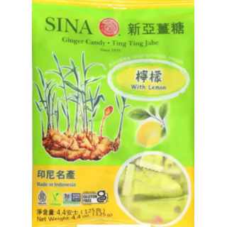 Ginger Candy LEMON Ting Ting Jahe 125g SINA