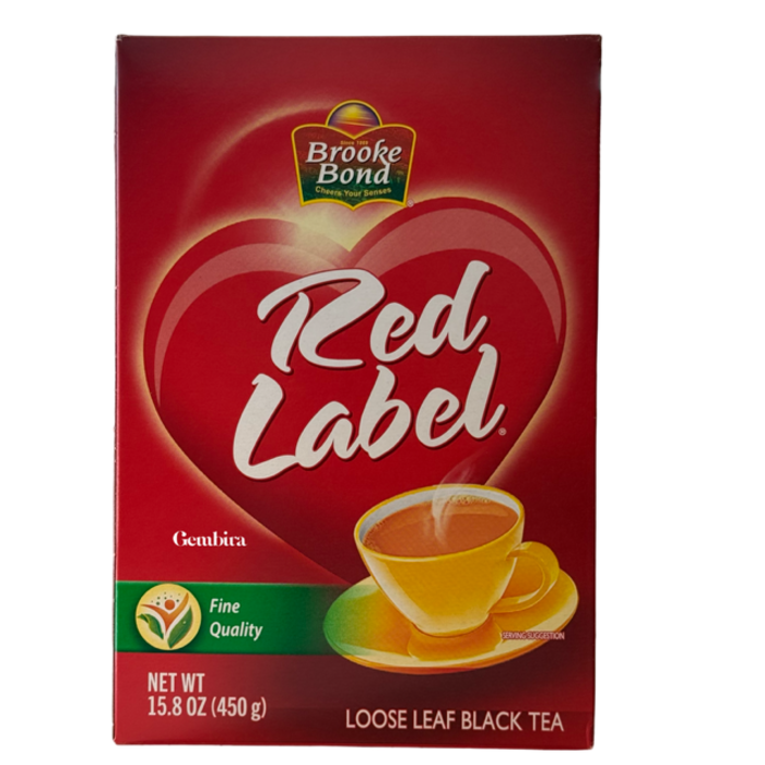 Red Label Loose Leaf Black Tea 450g Brooke Bond
